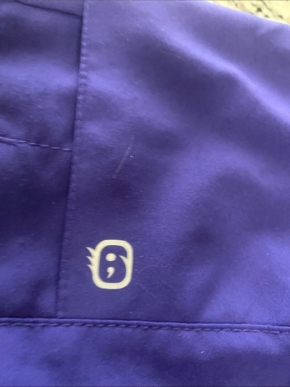 WonderWink Purple scrub pants - Picture 3 of 6
